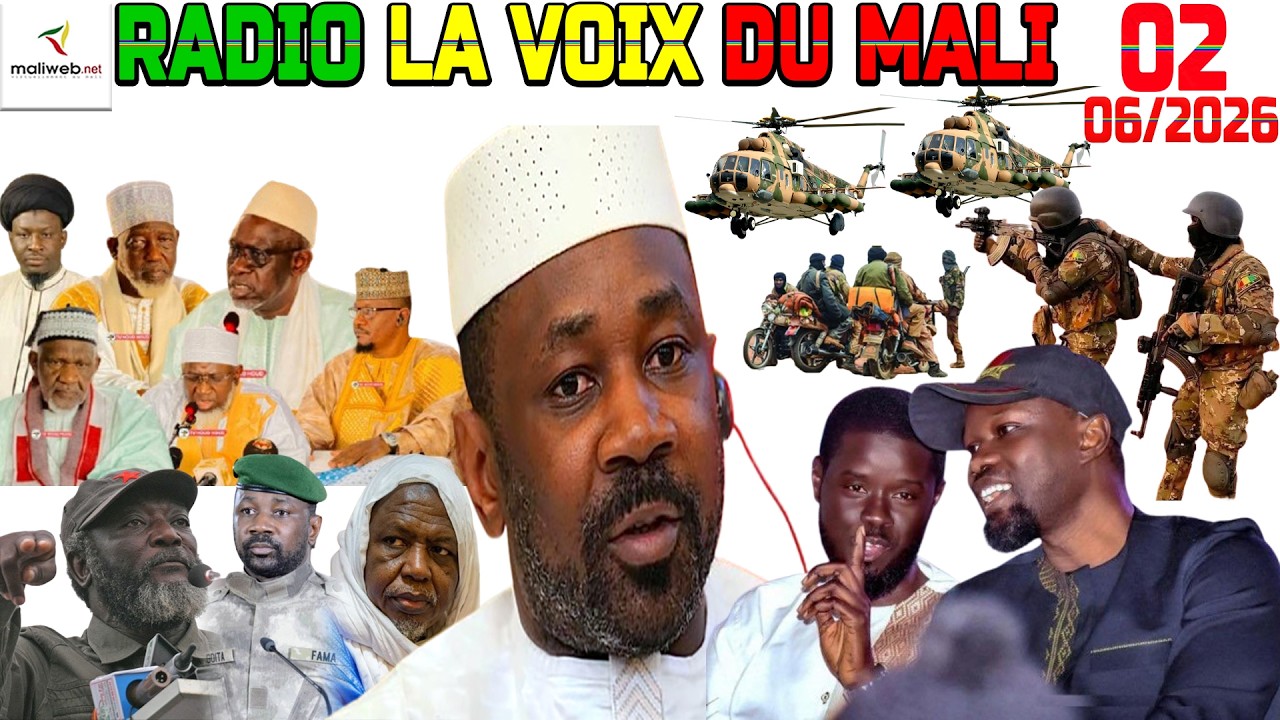 La Revue de Presse de la RADIO LA VOIX DU MALI du 02 Juin 2026