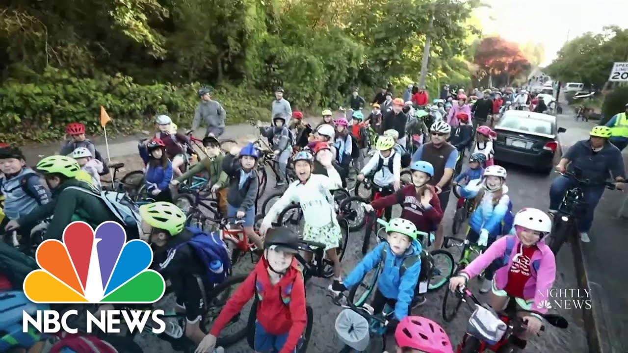 Oregon School’s Unique Way Of Getting Students To Class: A ‘Bike Bus’