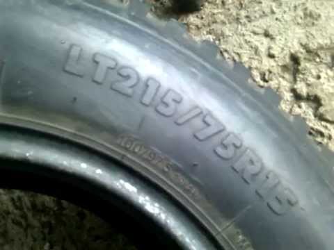 Llantas #15 LT215/75R15 para 4X4