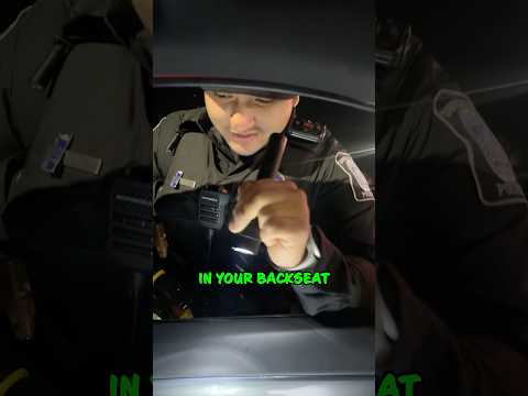 Police Officer Couldn’t Resist the Temptation - Funny Police Moment 😂 #shorts