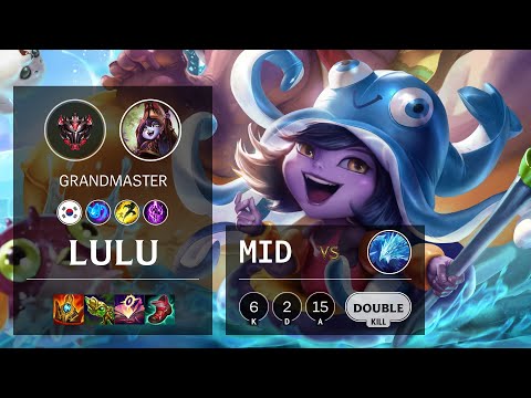 Lulu Mid vs Anivia - KR Grandmaster Patch 11.21