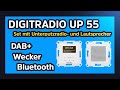 Technisat DAB+ Radio DigitRadio Up 55 Weiss