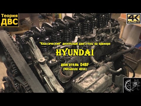 Классический дизельный двигатель на примере Hyundai D4BF