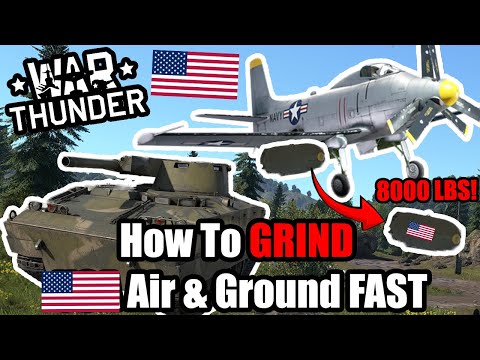How To Grind USA Air & Ground Tree FAST | The BEST American Tank & CAS Plane Duo For Grinding!