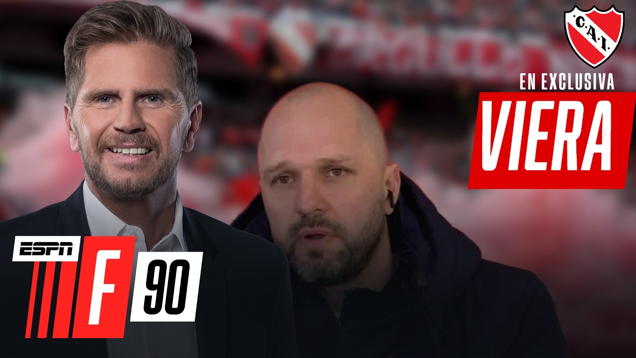 "ME GUSTA EL JUEGO DE POSESIÓN DE PELOTA", JADSON VIERA, NUEVO DT DE INDEPENDIENTE, EN F90
