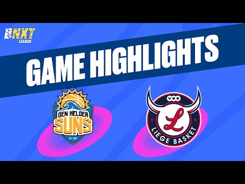 Den Helder Suns vs. RSW Liege Basket - Game Highlights