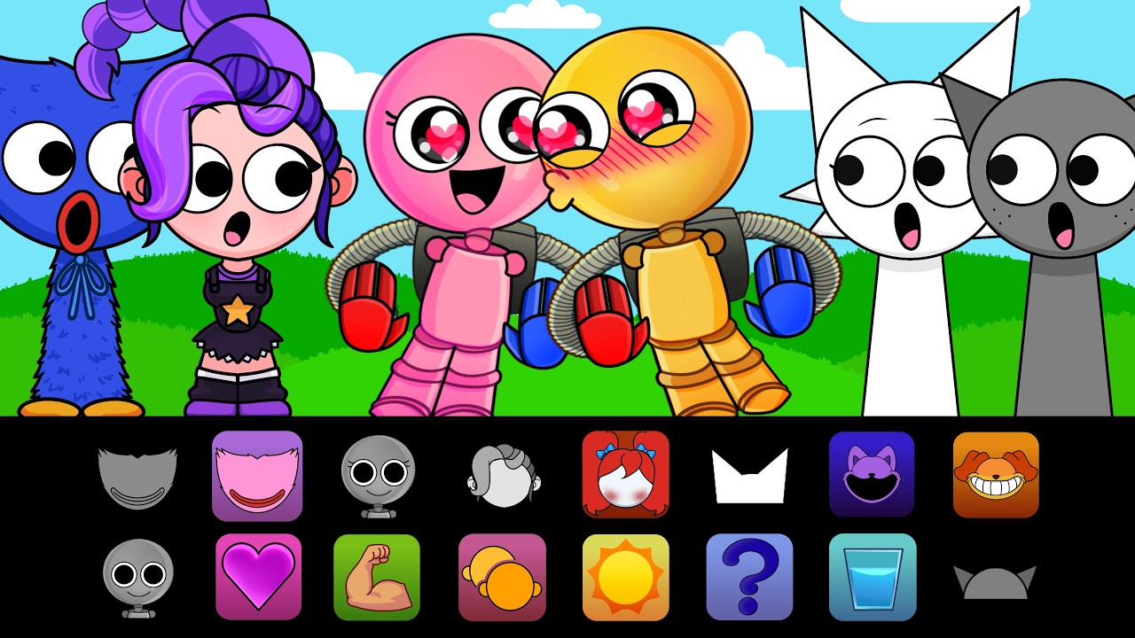 Poppy Playtime THE PLAYER’s GIRLFRIEND in Sprunki Mod! Female Version of Player