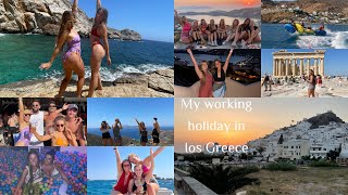 HOW I DID A WORKING HOLIDAY IN IOS GREECE - everything you need to know