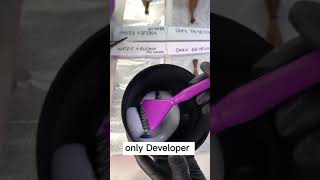 Bleaching powder VS Developer  Where is the power?