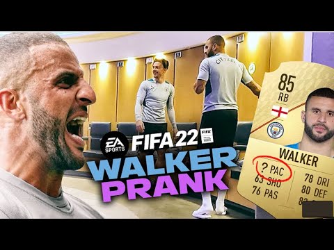 Kyle Walker finds out he has 78 Pace on Fifa 22😱