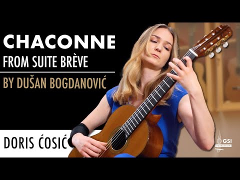 Dušan Bogdanović's "Suite Brève: IV. Chaconne" performed by Doris Ćosić on a 1988 Manuel Contreras