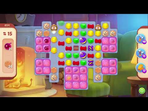 Homescapes 854 Level - 18 moves - NO BooSTERS