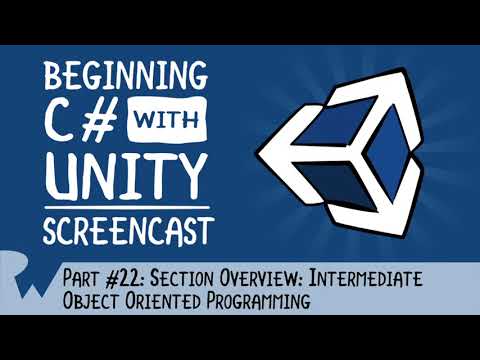 Section Overview Beginning C with Unity raywenderlich com