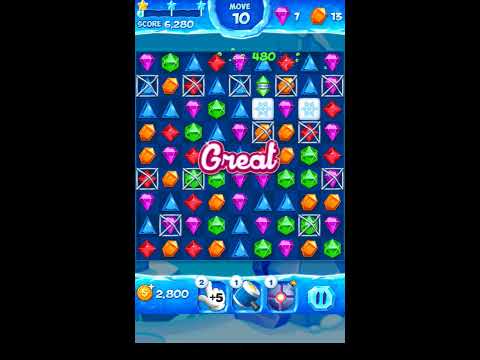 Jewel Pop Mania:Match 3 Puzzle Level 139 ( Ice Cream Town Episode ) - Walkthrough ( No Booster )