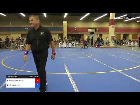 101 Lbs Semifinal - Lilly Quintanilla, Thermopolis Wrestling Club Vs Keanna Conrad, East Idaho Eli