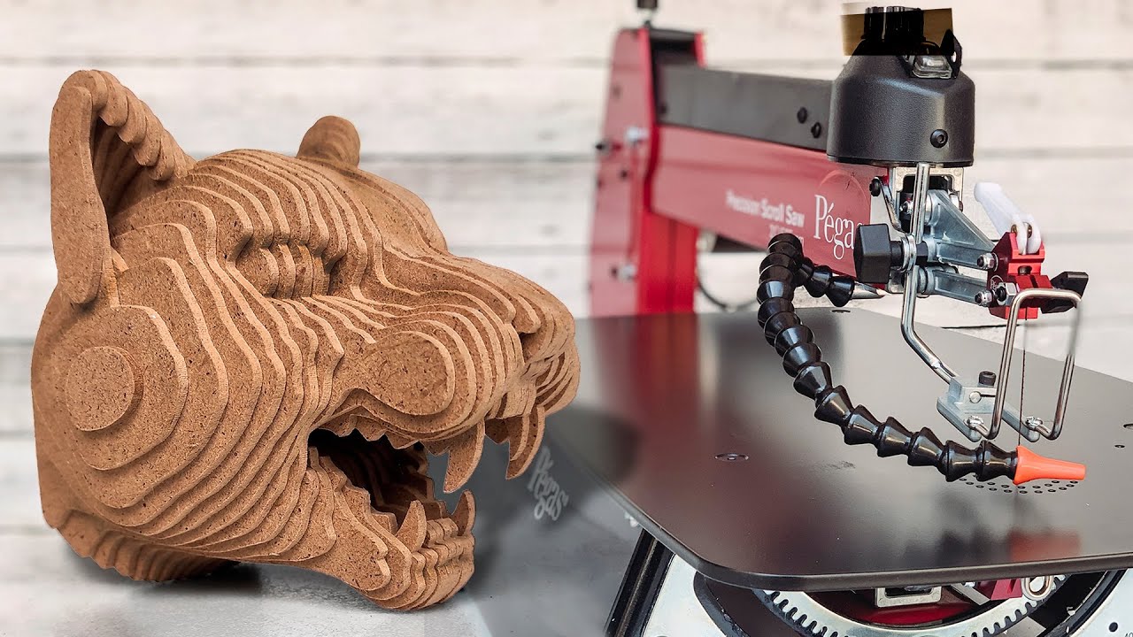Making of 3D Puma (cougar) - scroll saw project