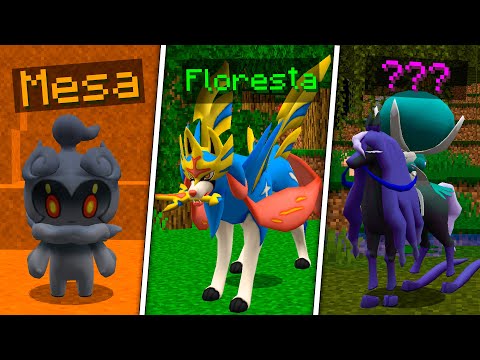 O MELHOR POKÉMON DE CADA BIOMA NO MINECRAFT PIXELMON