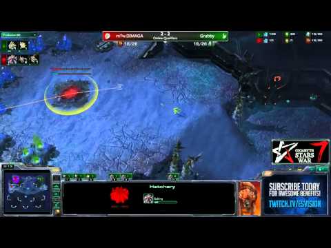 ESVTV - Gigabyte Stars War 7 - Grubby[P] VS mTwDIMAGA[Z] -  G5 / P1