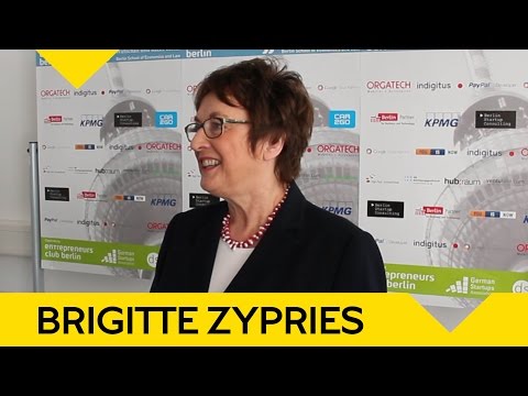 So will Brigitte Zypries jungen Unternehmen helfen