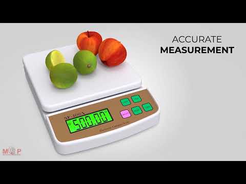 MCP SF 400A Kitchen Weighing Scale With Tare Function  With Adaptor 10 Kg Digital  Weight Machine
