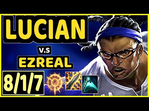 JAVAAA (LUCIAN) vs EZREAL - 8/1/7 KDA BOTTOM ADC GAMEPLAY - EUW Ranked GRANDMASTER