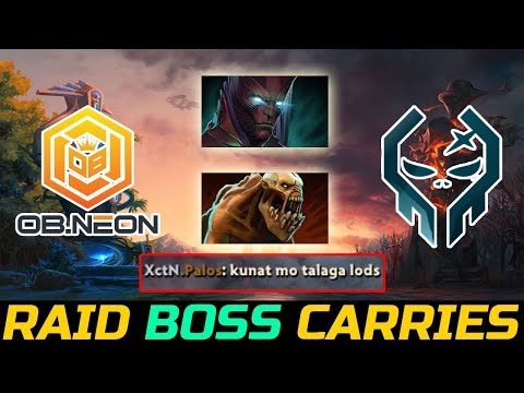 RAID BOSS CARRIES BATTLE - NEON VS EXECRATION BIX INVITATIONALS SUMMER DOTA 2