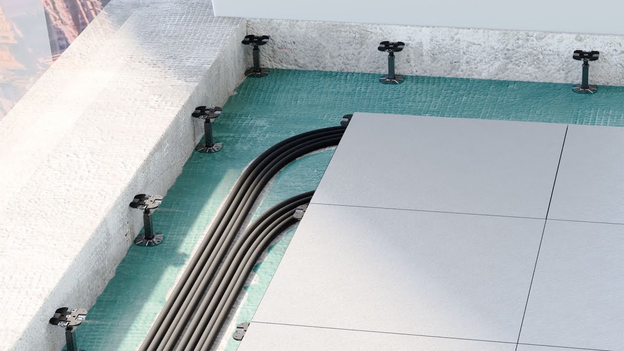 Raised floor installation - Nesite