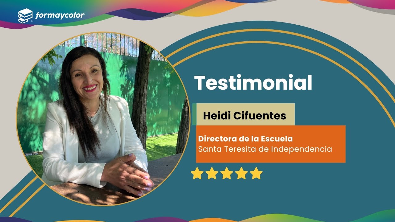 Video testimonial Forma y Color · Escuela Santa Teresita de Independencia