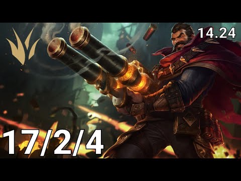 Graves Jungle vs Zac  - EUW Master | Patch 14.24
