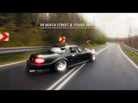 Mountain And Street Drifting In A V8 Miata | NIGHTRIDE