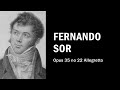 Sor - Op 35 no 22 (study in B minor)