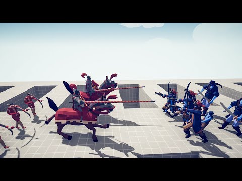 RENAISSANCE TEAM vs PIRATE TEAM - Totally Accurate Battle Simulator TABS
