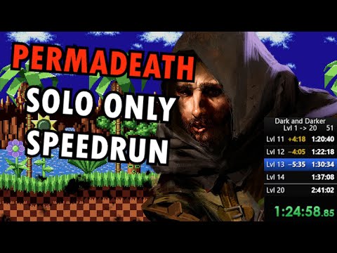 The Rogue | Lvl 1 - 20 Permadeath Solo Only Speedrun Attempt (4k)