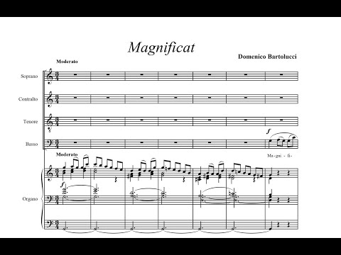 Bartolucci, Domenico (1917 - 2013) Magnificat, per Coro a 4 Voci e Organo