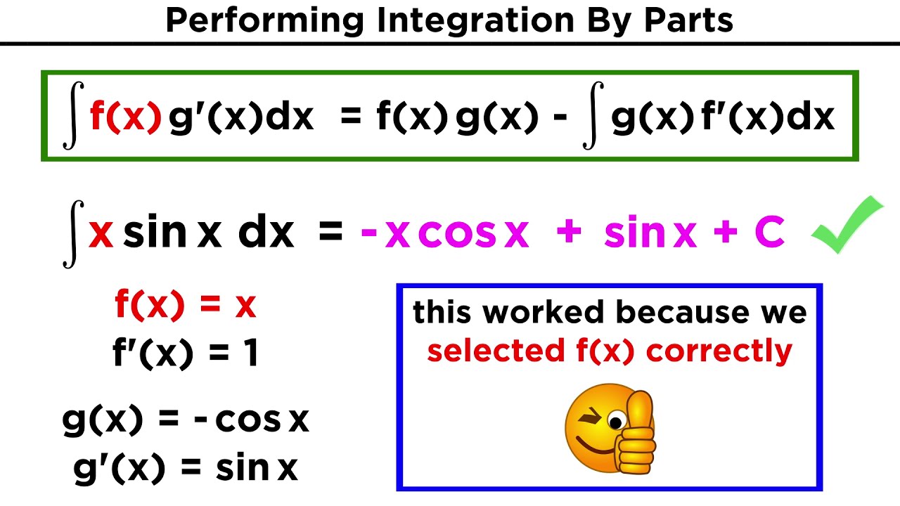 Integration By Parts