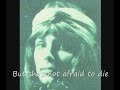 Lou Reed - Caroline says II (lyrics on clip) 