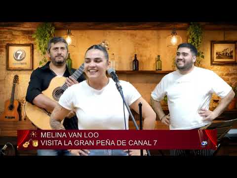 DESDE BARADERO-BUENOS AIRES, MELINA VAN LOO TRAJO SU MUSICA A LA GRAN PEÑA DEL 7