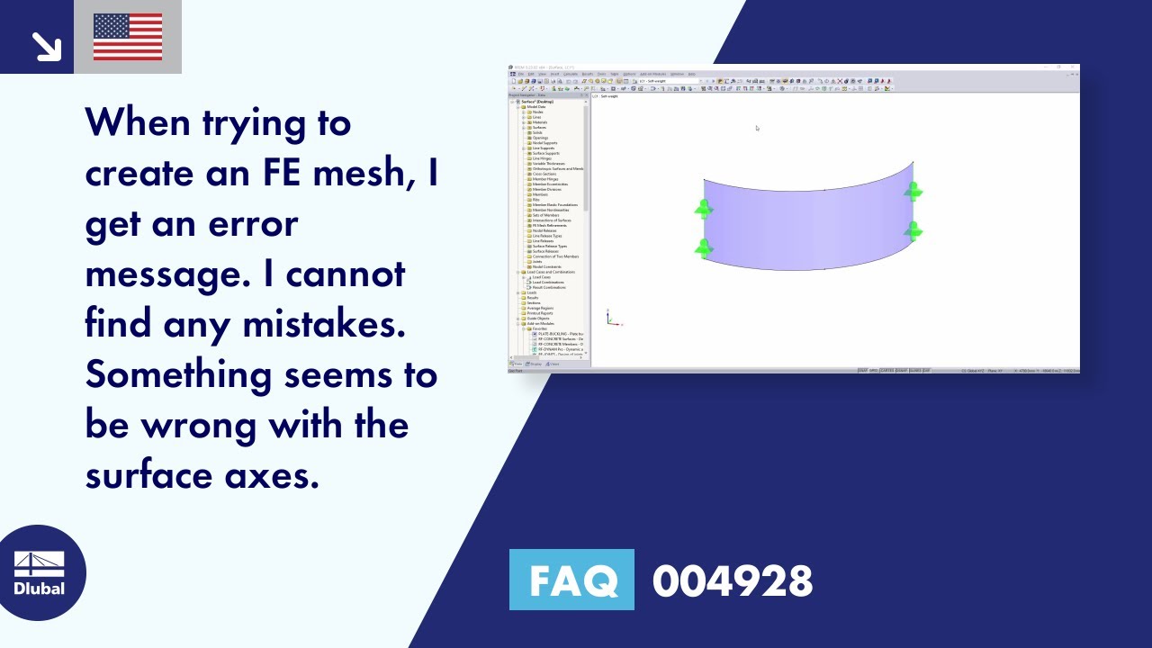 [EN] FAQ 004928 | When trying to create an FE mesh, I get an error message. I cannot ...