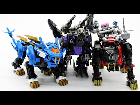 My thoughts on three of the new 1/100 RMZ Takara Tomy Zoids - Compared to their HMM versions