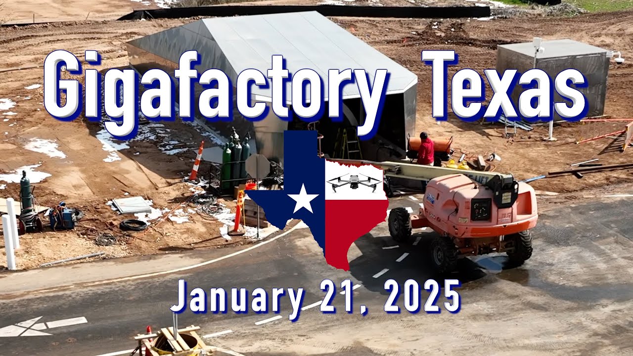"Final Touches On Tunnel Exit"  Tesla Gigafactory Texas  1/21/2025  12:46PM