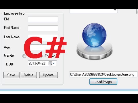 C Tutorial 39 Insert image in the database Part 1