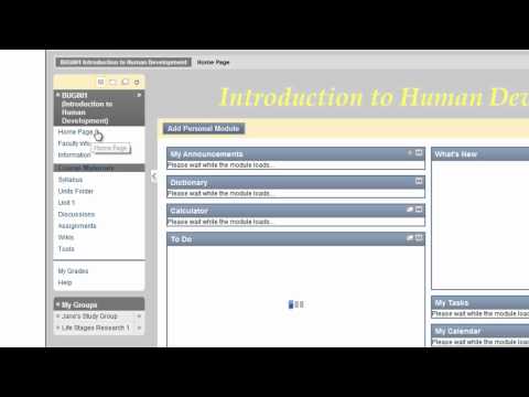 Blackboard 9 Overview For Students