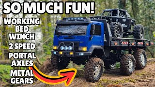 The MOST FUN I've Had With a Mini Crawler! - Hobbyplus CR18P 6x6 Flatbed Review