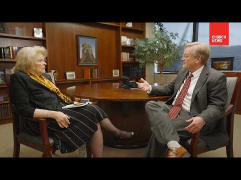Historian Matt Grow and Sheri Dew discuss lessons from President Holland’s life and teachings