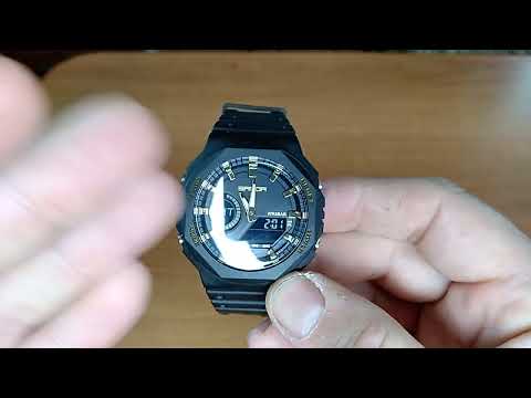 SANDA 6016, часы с Али, действующий макет CASIO GA-2100.