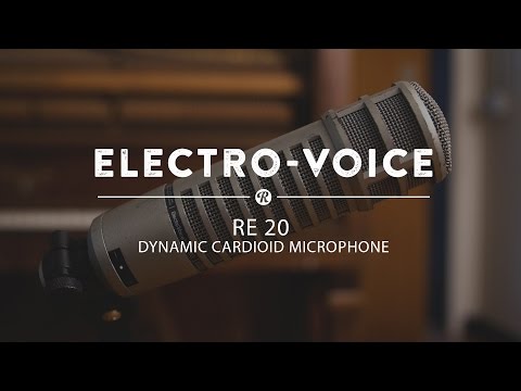 Electro-Voice RE-20 Dynamic Cardioid Microphone | Reverb Demo Video