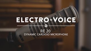 Video thumbnail for Electro-Voice RE-20 Dynamic Cardioid Microphone | Reverb Demo Video by Reverb