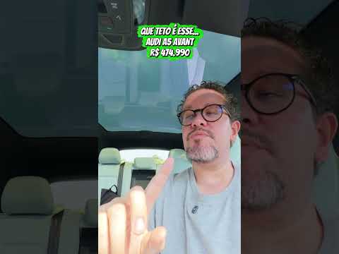 QUE TETO É ESSE?! O teto eletrocrômico do novo Audi A5 Avant! 😱☀️