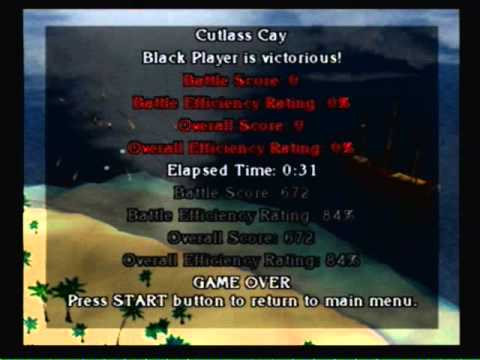 Pirates: The Legend of Black Kat (PS2) part 56 (2 Player Sea Battle!)