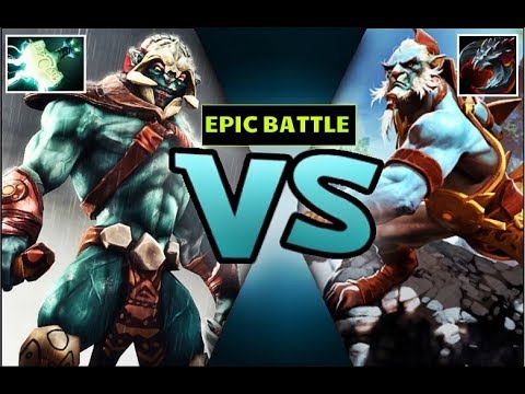 HUSKAR MJOLNIR VS PHANTOM LANCER SATANIC EPIC BATTLE | DOTA 2